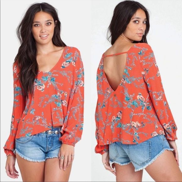 Billabong Tops - Billabong Dream Escape Coral Top Small
